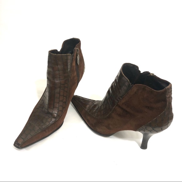 Donald J. Pliner Shoes - Donald J. Pliner pointy toe suede leather boots